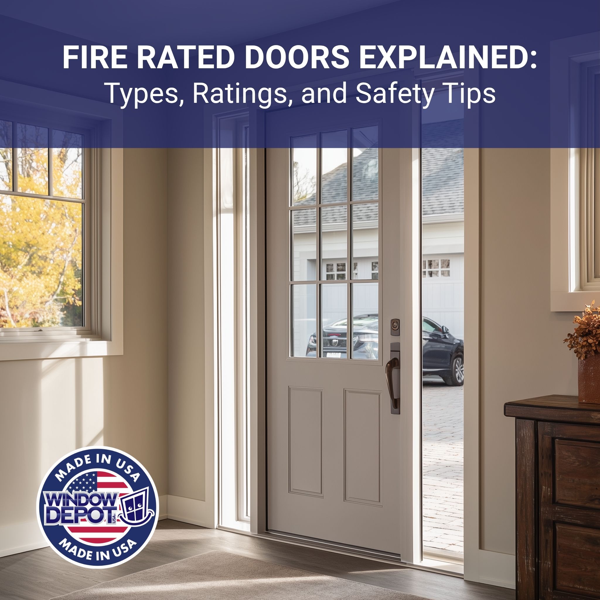 Fire Rated Doors: What Indianapolis Homeowners Need to Know